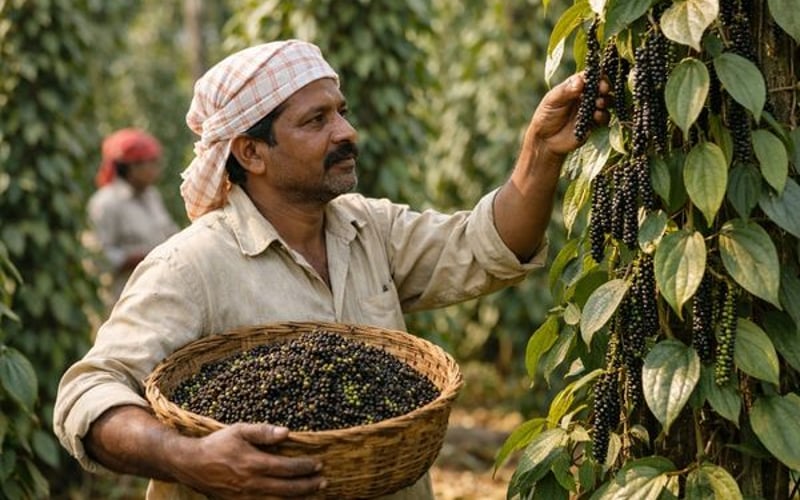 Rally du poivre noir s'intensifie alors que l'approvisionnement indien se resserre