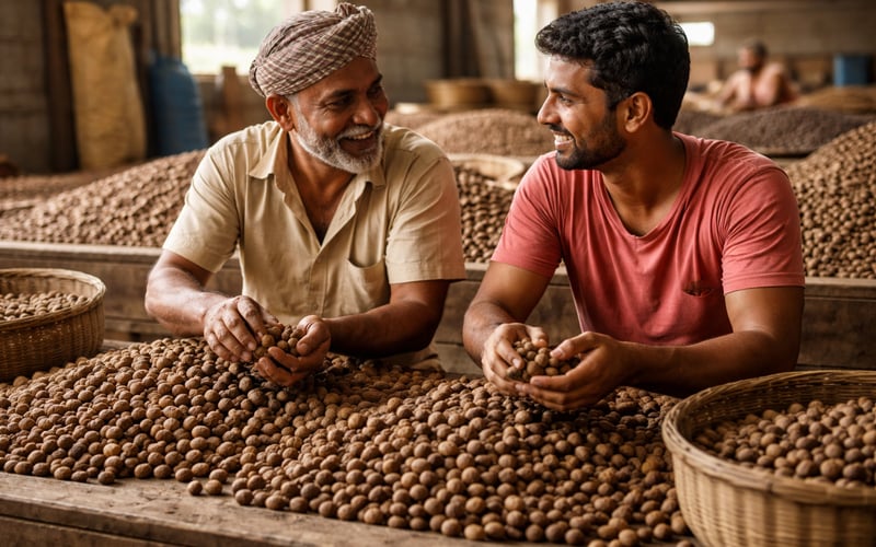 Indian Nutmeg Prices Flat as Kerala Weather Turns Wetter Again