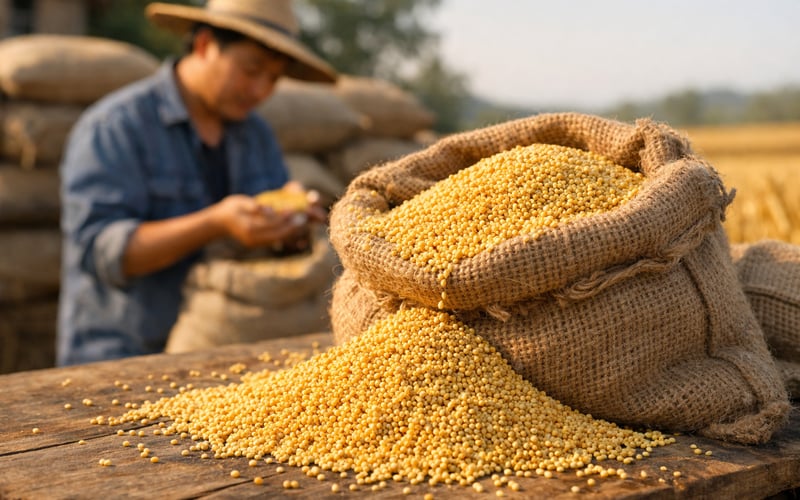 Exportations de millet de Chine : la qualité supérieure soutient des prix fermes en Asie