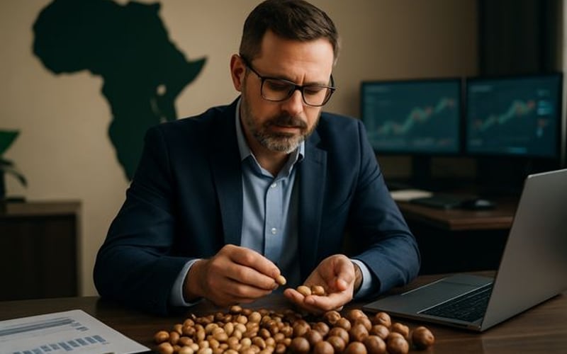 Noix de macadamia sud-africaines : l'écart de prime pour les noix entières se creuse alors que les tarifs diminuent