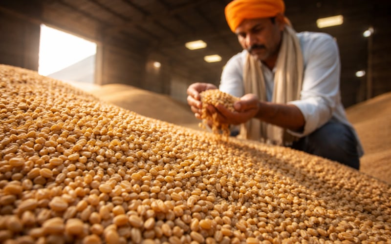 Indian Wheat Demand Softens as Fresh Supplies Pressure Global Prices