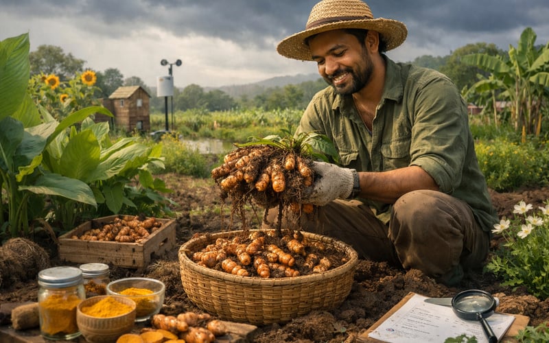 Indian Turmeric Edges Higher as Monsoon Uncertainty Supports Prices