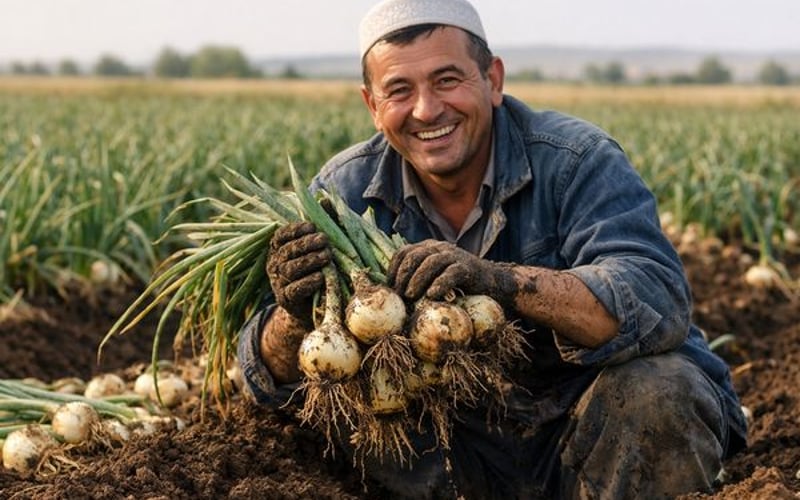 أوزبكستان تظهر كسوق البصل الأرخص في العالم وسط تفاوت الأسعار العالمي الكبير