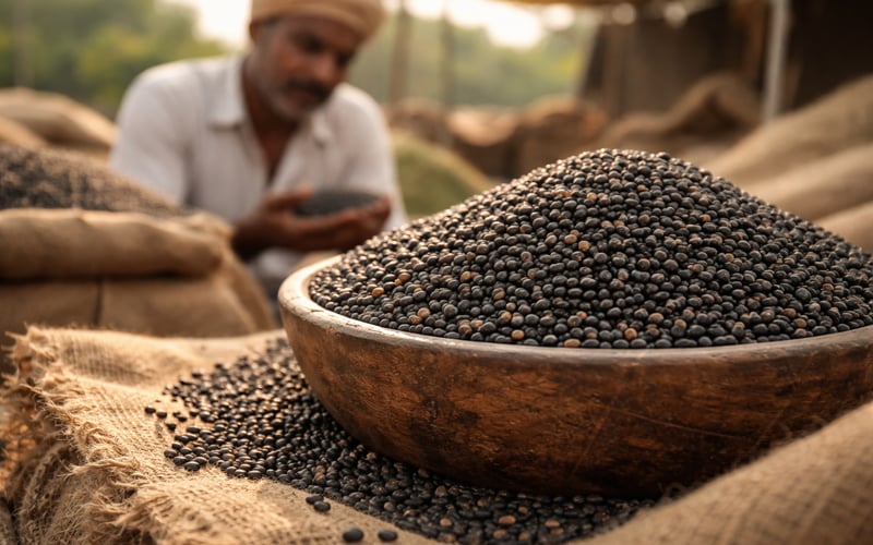 Black Gram Market Tightens as New-Crop Arrivals Fall Short in India