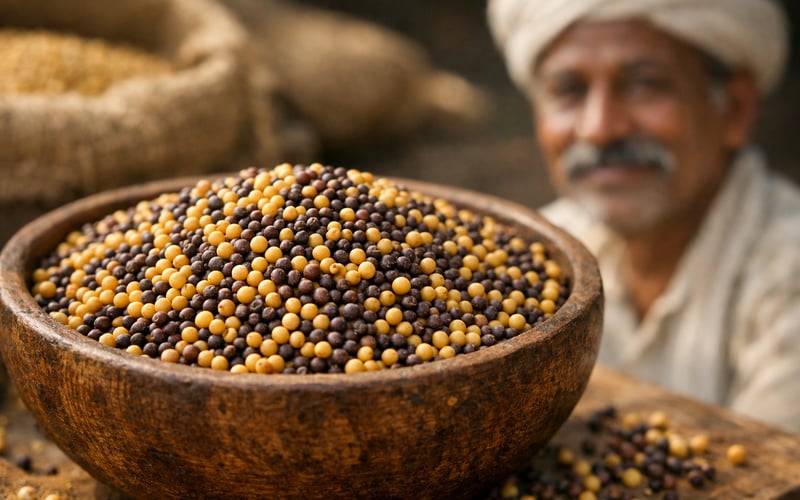 Indian Mustard Seed Prices Stay Firm on Tight Arrivals and Steady Demand