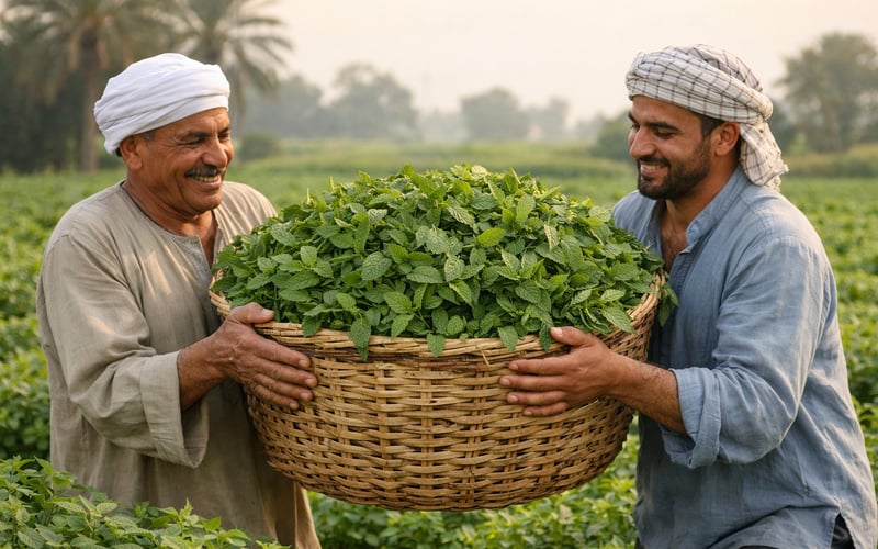 La menthe poivrée sèche égyptienne progresse légèrement, portée par un intérêt export soutenu et le risque de fortes chaleurs