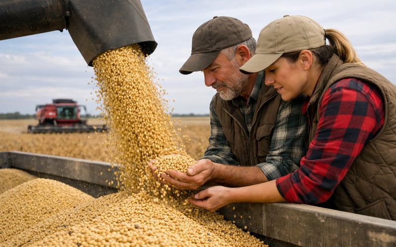 Soybeans Under Weather Pressure While Oilseed Complex Stays Firm