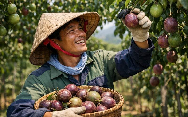 Preise für getrocknete Passionsfrucht aus Vietnam bleiben stabil, während die Nachfrage aus China zunimmt
