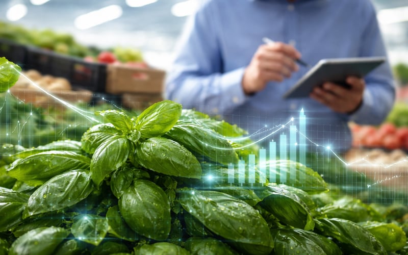 Organic Dried Basil Edges Higher as Egypt–India Spread Narrows