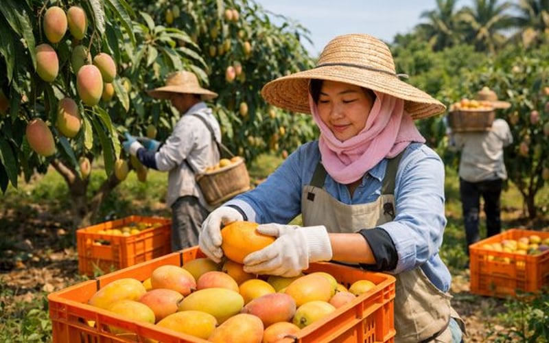 Kampania Mango Szampanowego z Tainanu Celuje w Japońskich Nabywców Premium