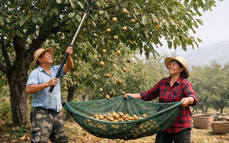 Cerneaux de noix : Chine stable mais ferme alors que les coûts du fret progressent
