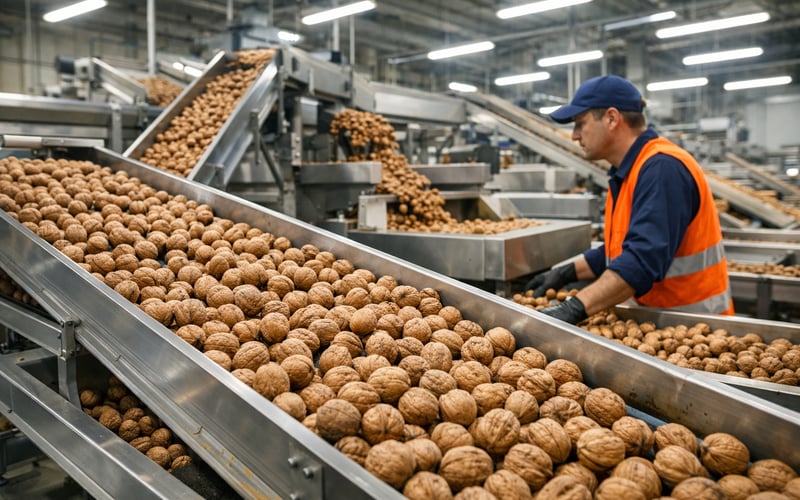 Walnut Market Tightens as U.S. In‑Shell Exports Surge and China Raises Kernel Offers