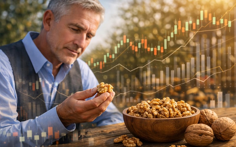 Walnut Kernels Hold Steady as California Stocks Tighten and India Stays Firm