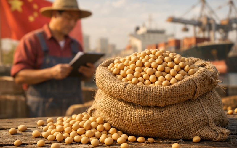 China Soybeans: Structural Import Deficit, Concentrated Risk