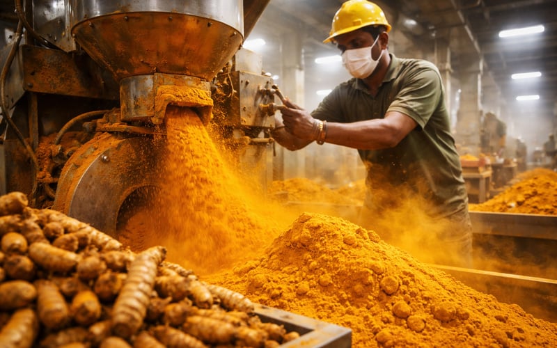 Turmeric Jumps in Indian Spot Markets as Stockists Turn Defensive