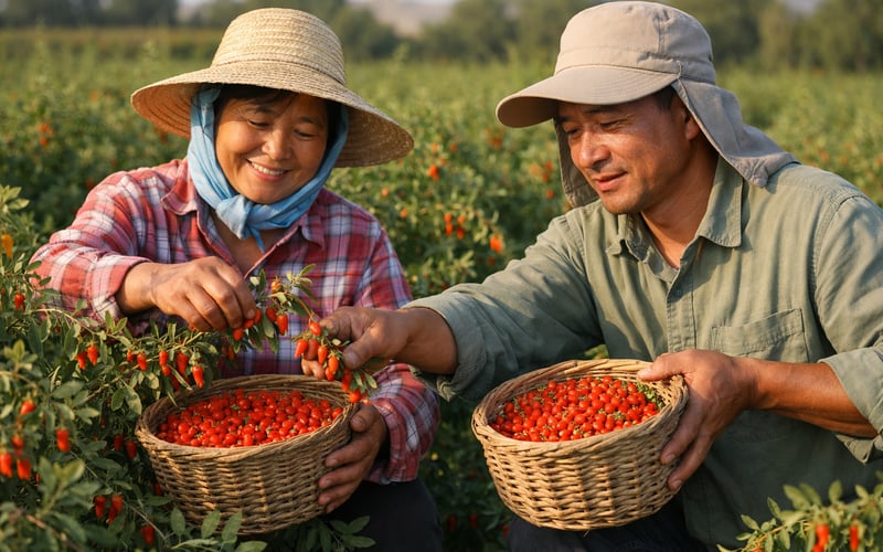 Goji Berries Edge Higher as China Harvest Progresses and EU Demand Holds