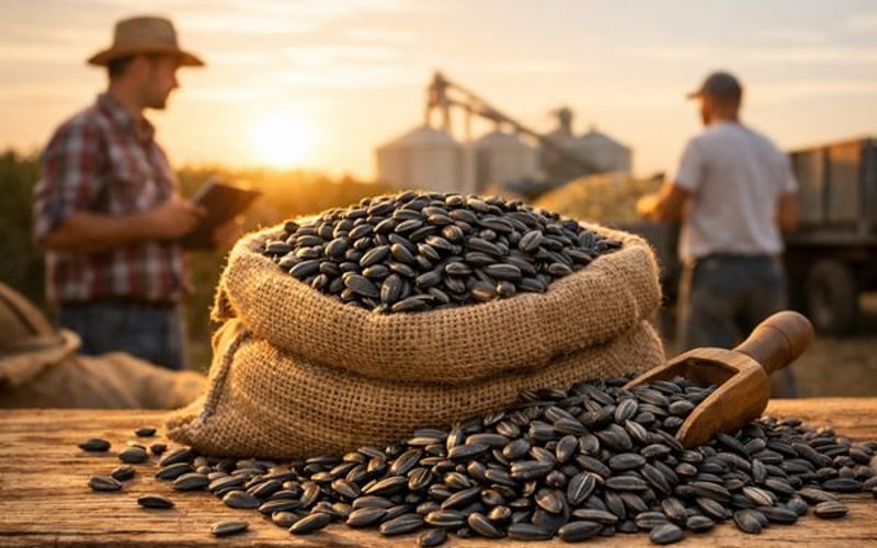 Sunflower Seeds & Kernels: Bulgarian Kernels Jump, Black Sea Seeds Steady