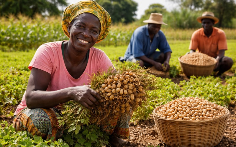 Indian and Brazilian Peanut Prices Ease Slightly as Kharif Crop Advances