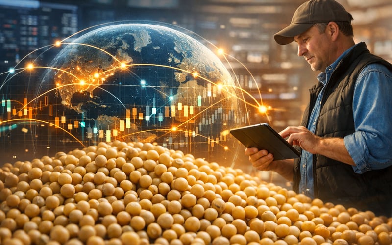 Soybean Complex Firms as Futures and Cash Markets Align Sideways Higher