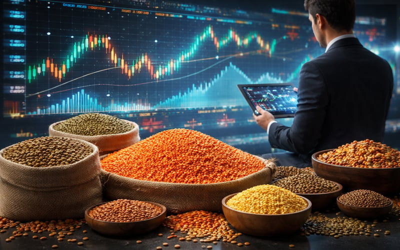 Imported Lentils Hold Masoor Prices in Check Despite Festival Demand