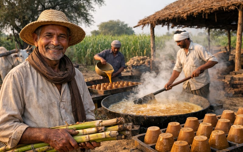 Sugar Market Under Pressure While Jaggery Stays Firm on Strong Demand