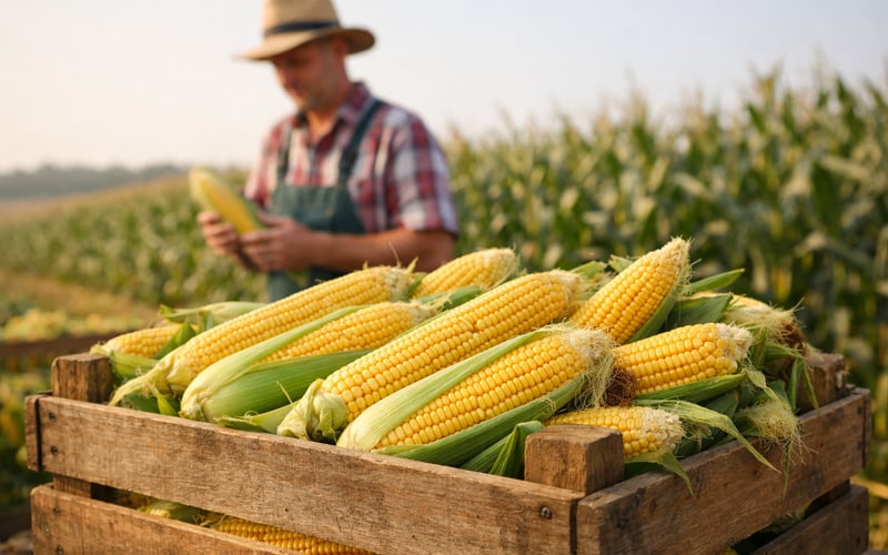 German Corn Inches Higher as Heatwave Risks Meet Ample Black Sea Supply