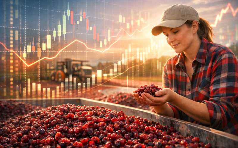 Dried Cranberries Hold Firm as EU Buyers Watch US Weather and Costs