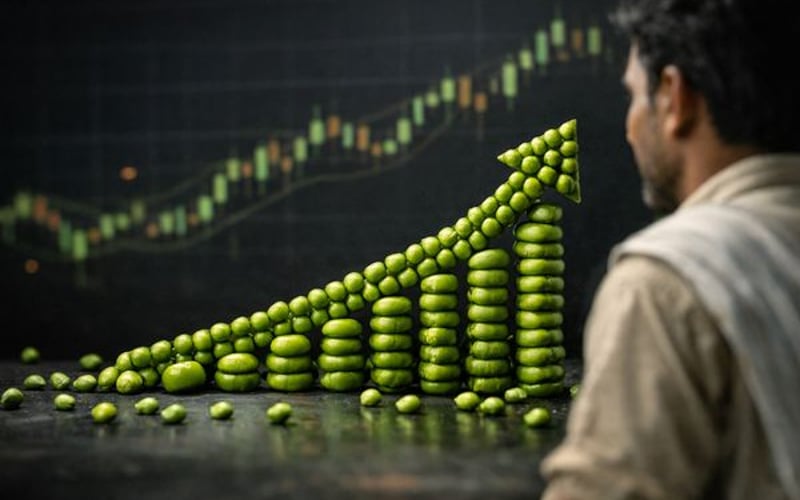 سوق البازلاء القمرية يثبت مع تشديد مطاحن الهند للإمدادات القريبة