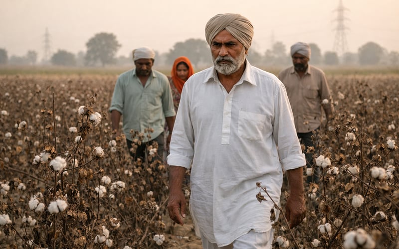 Punjab Cotton Acreage Slump: Regional Shock, Global Undercurrent