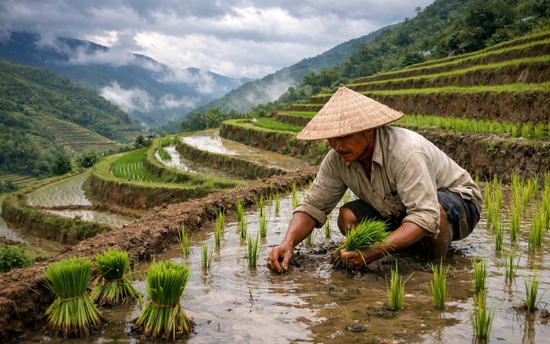 India–Vietnam Rice FOB Eases Slightly as Monsoon Risks Build