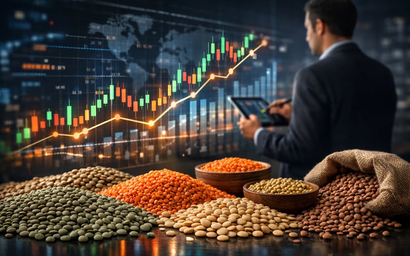 Chinese Lentil FOB Prices Edge Higher as Canadian Supply Seen Comfortable