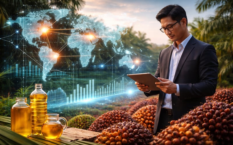 Palm Oil Futures Edge Higher as Market Balances Heavy Stocks and B50 Demand