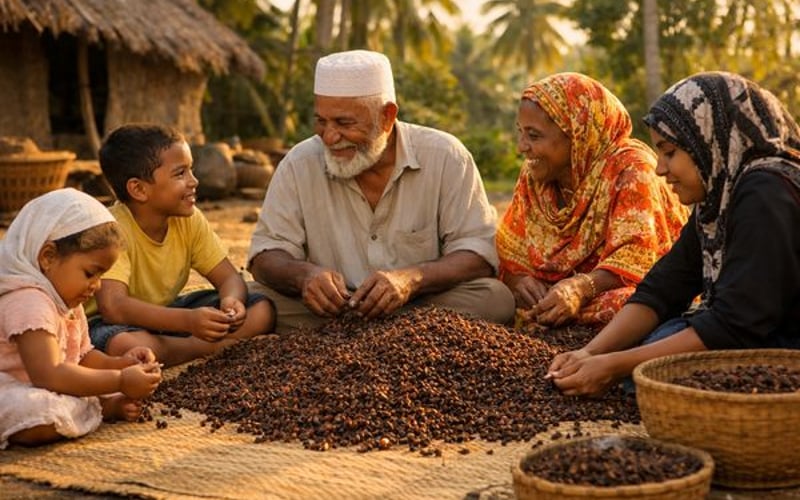 Indian Organic Clove FOB Delhi Steady as South India Faces Early Rains