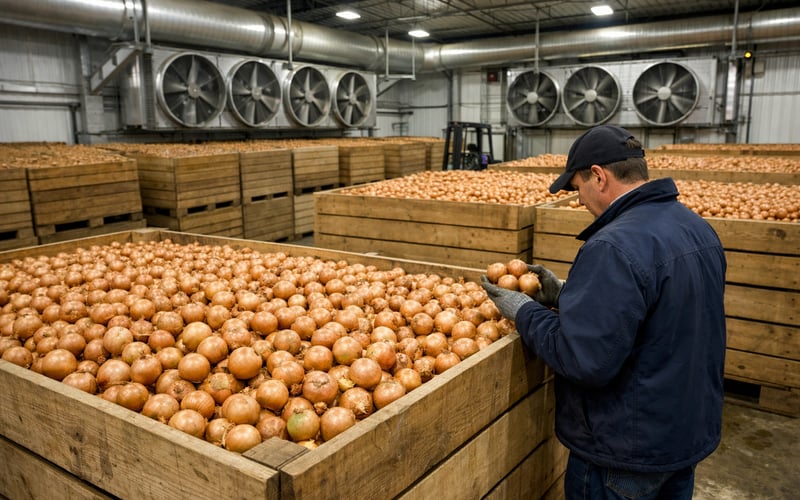 Polish Onion Prices Flat as Cool, Wet Weather Caps Near‑Term Upside