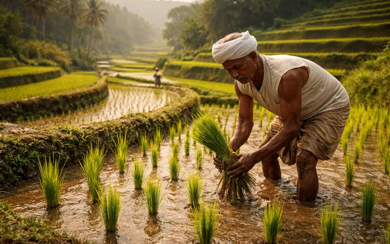 Premium Indian Rice Tightens as Weak Monsoon Squeezes Sona Masuri Supply