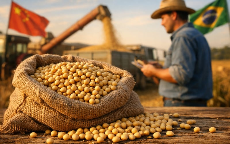 China’s Slower Soybean Import Growth Keeps Brazil in the Lead