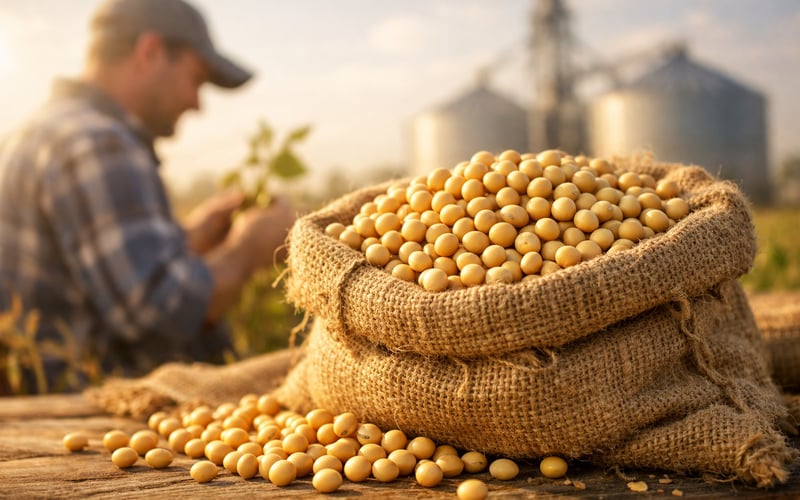 Ukrainian Soybeans Hold Steady as CBOT Rallies on Weather Risk