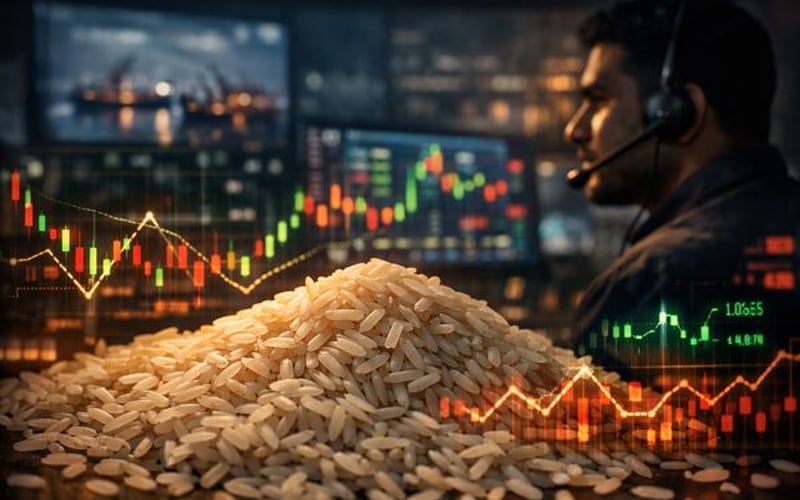 霍尔木兹震惊压制印度香米，而全球大米基准价格趋于稳定