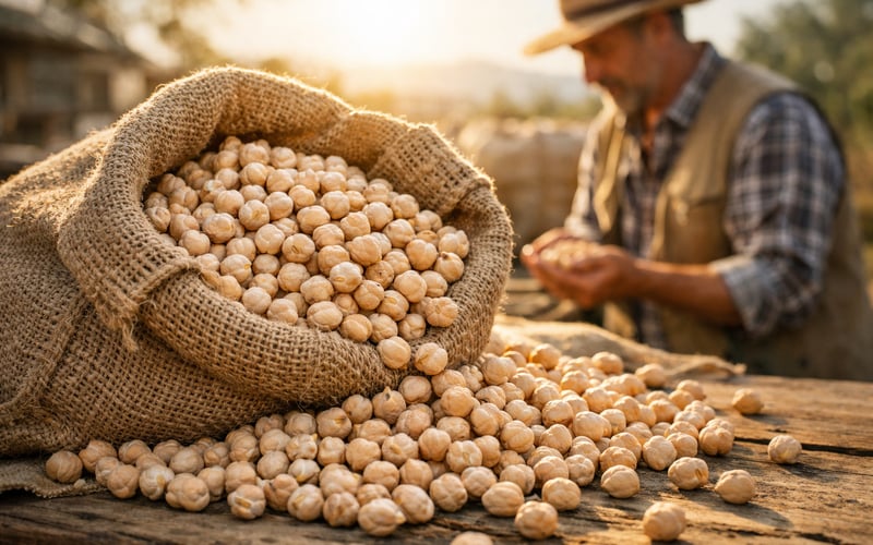 Kabuli Chickpeas Hold Firm as Quality Demand Outpaces Supply