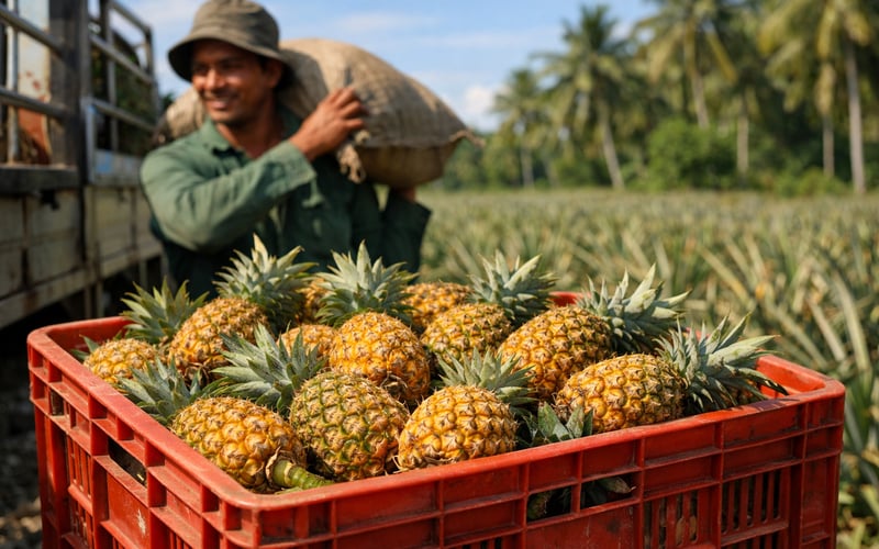 Sri Lanka Enters Pakistan’s Pineapple Market: Small Volume, Big Signal
