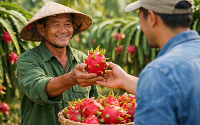 Stabile Preise für getrocknete Red Dragon FOB Hanoi, da sich die Exportnachfrage langsam erholt