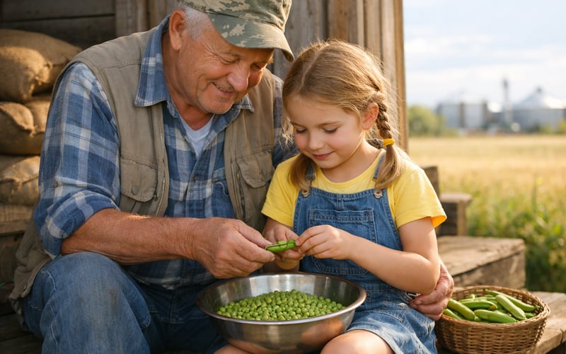 Ukraine Pea Harvest Wraps Up as Export Logistics Freeze Trade