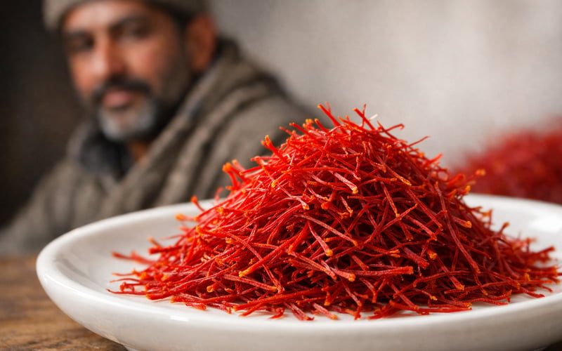 Kashmir Saffron Holds Firm as Iran Uncertainty Tightens Global Supply