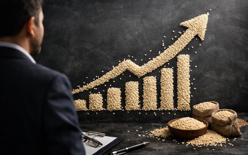 Chad Sesame Stable but Firm as Indian Origin Edges Higher