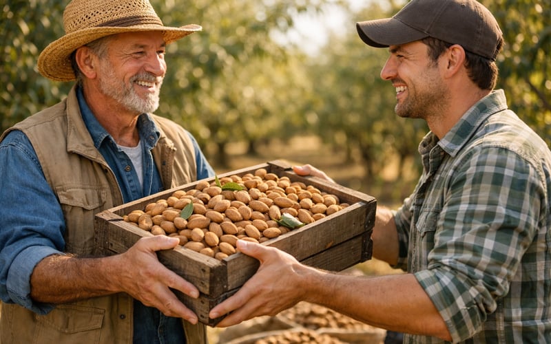 Almond Market Firms on Smaller California Crop and Costly Imports