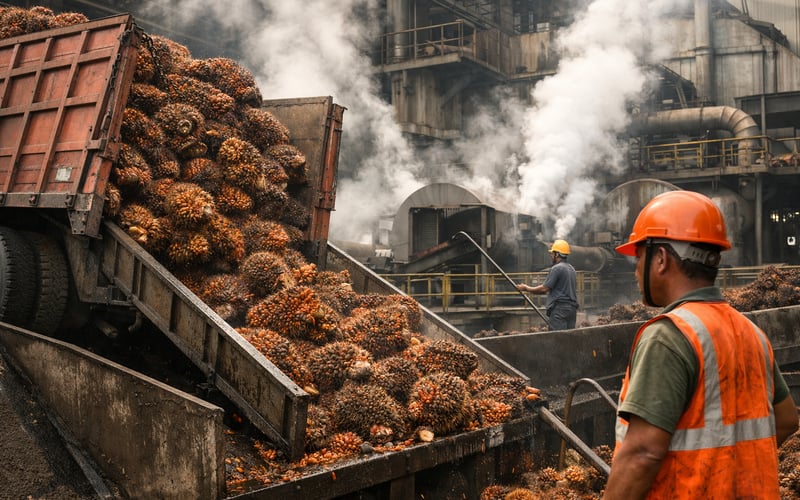 El aceite de palma se debilita mientras India recorta importaciones y la mostaza toma el relevo