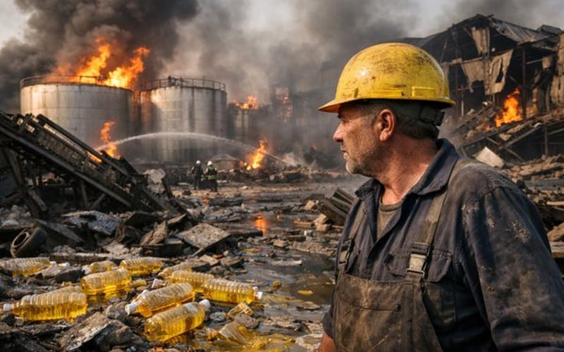 Drone Strike Halts Kernel Sunflower Oil Terminal in Chornomorsk, Tightening Black Sea Vegoil Logistics