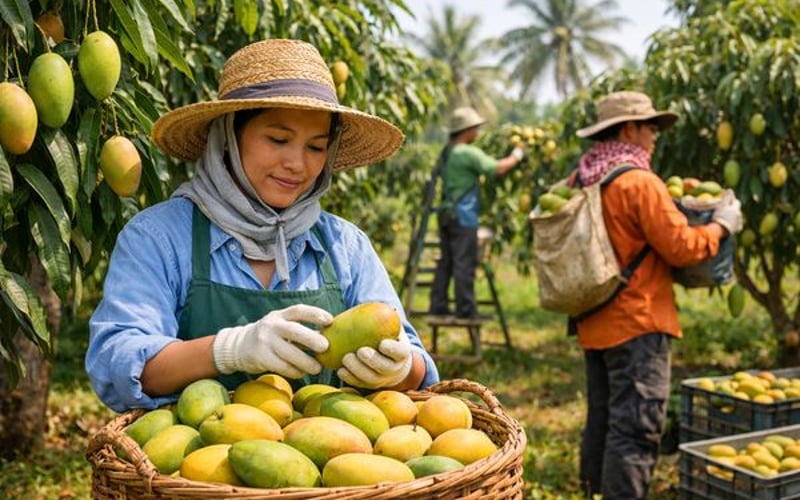 Ceny suszonych mango stabilne, ponieważ Vietnam FOB utrzymuje się, Tajlandia boryka się z gorącymi i burzowymi warunkami
