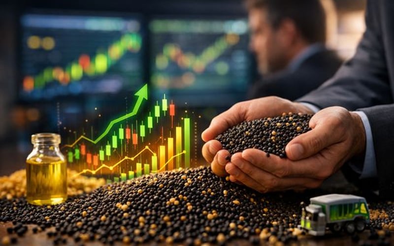 Les prix du colza augmentent grâce à la flambée des huiles et aux besoins d'importation de l'UE plus stricts