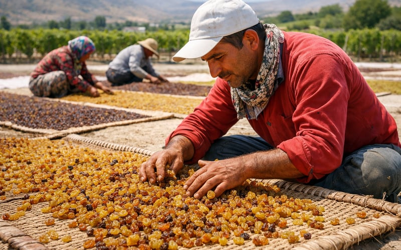Raisin Prices Hold Firm as Turkish Sultanas Tighten and Indian Supply Normalises